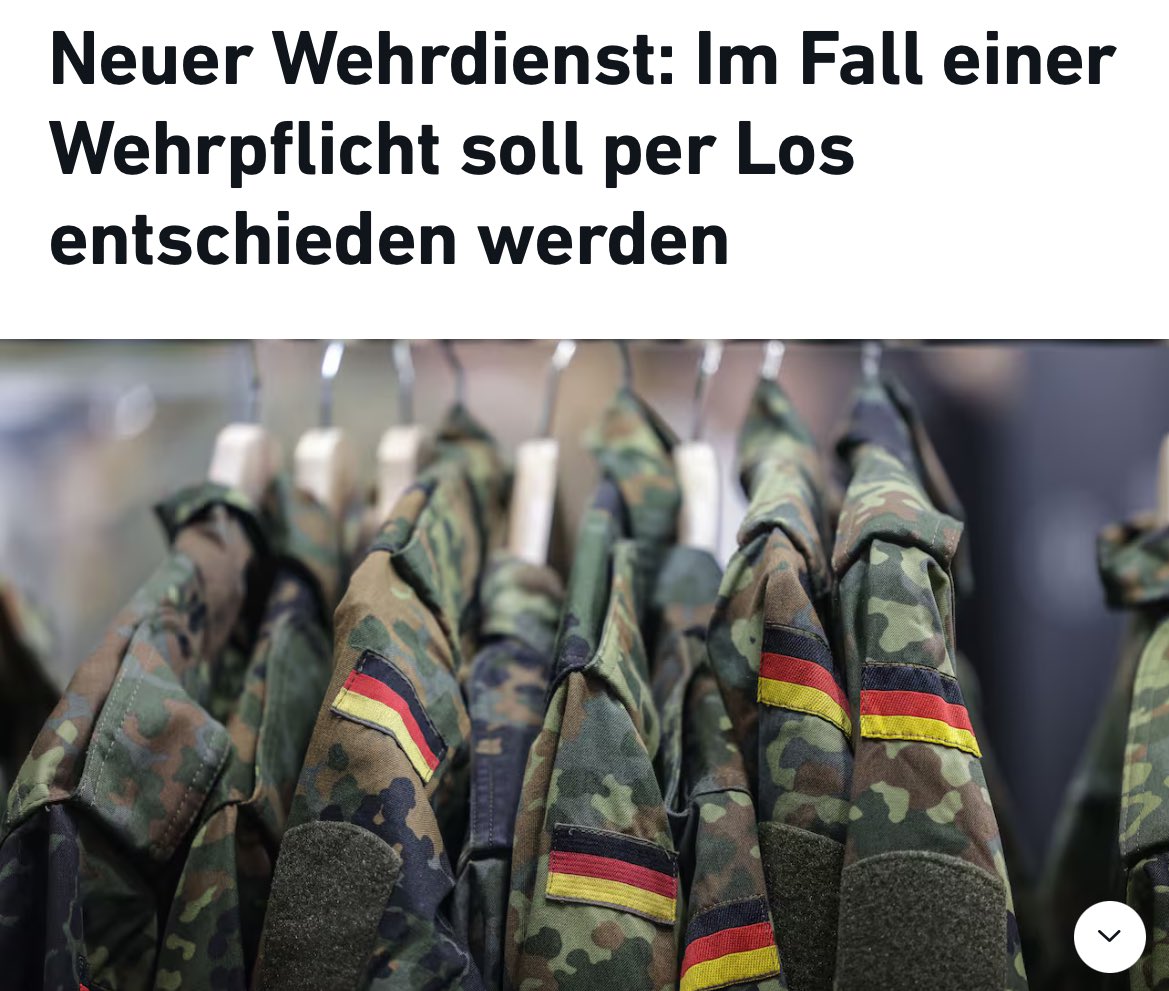 Eine Wehrdienst-Lotterie kann nur einem einfallen, der nicht mehr alle Sinne beisammen hat.
<a href="/spdbt/">SPD-Fraktion im Bundestag</a>