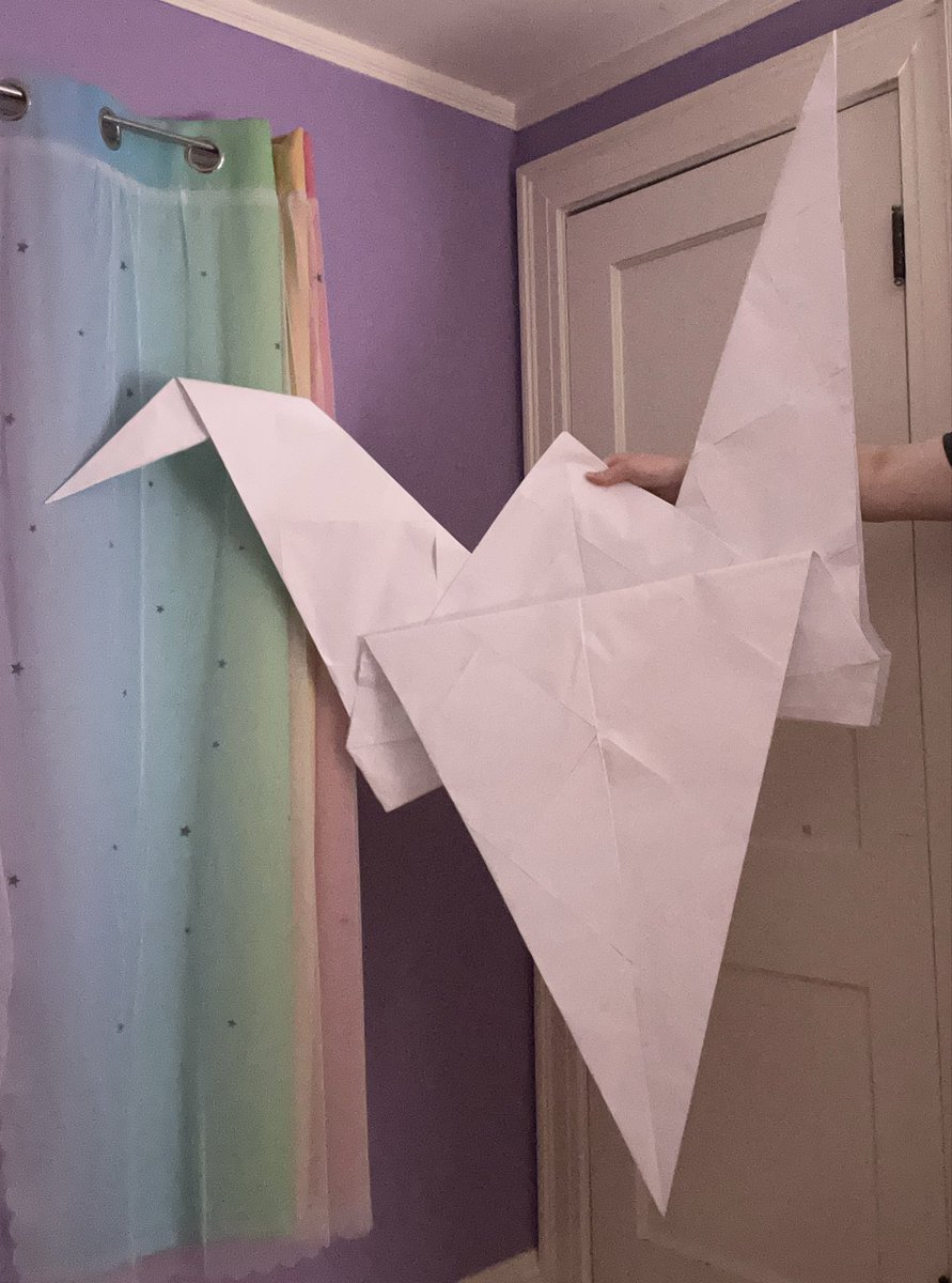 I made her a cardboard skeleton so she wouldn’t crumple under her own weight