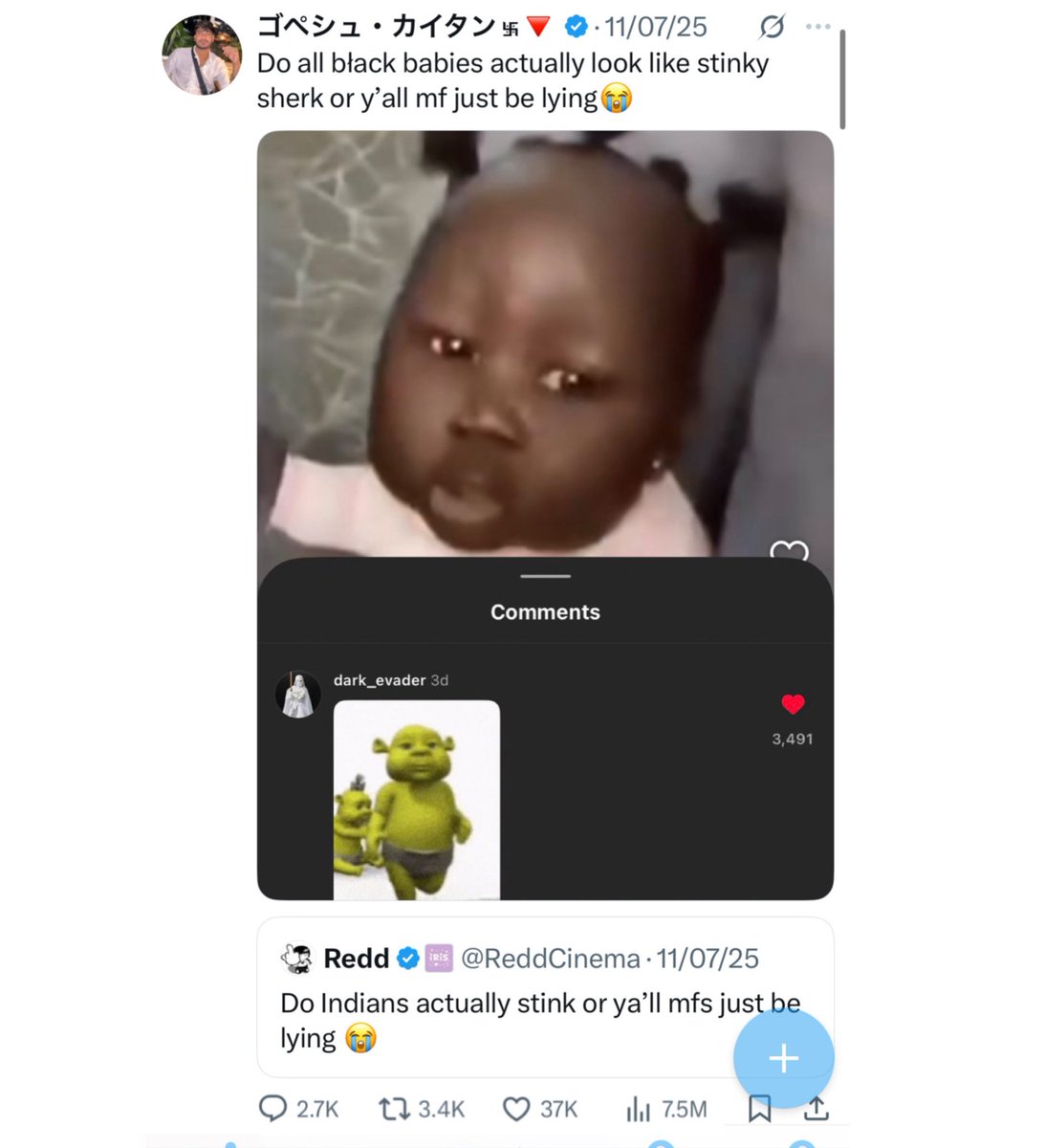 GopeshKhetan's tweet image. They called me racist for js asking a que🥺
