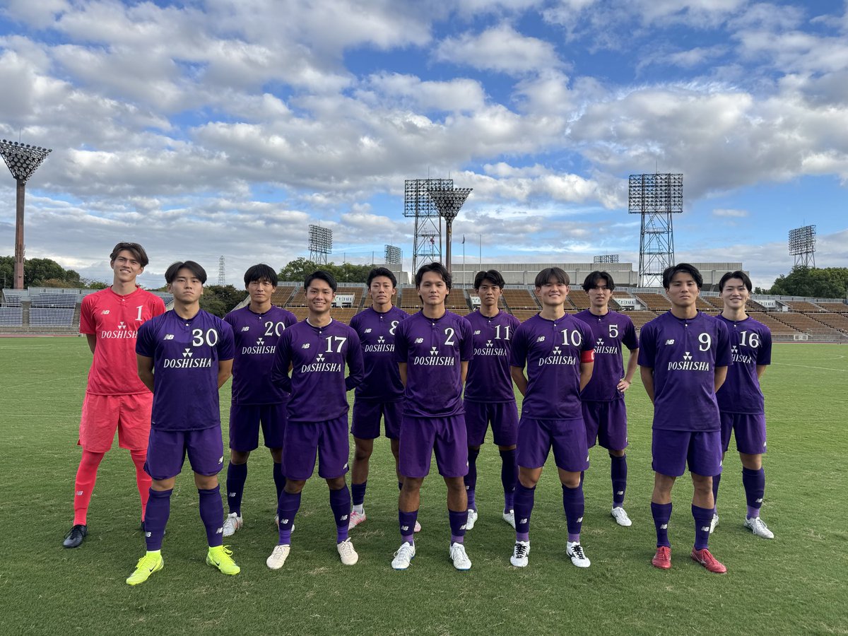 関西リーグ後期第6節 10/15(水) 15:30kickoff vs京都産業大学