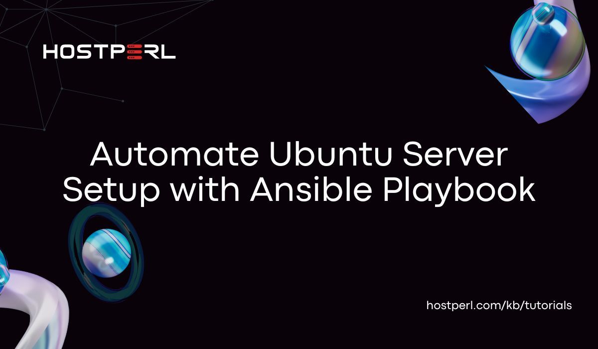 hostperlweb's tweet image. Automate Ubuntu Server Setup with Ansible Playbook
hostperl.com/kb/tutorials/a…
#Ansible #Automation #Ubuntu #Linux #DevOps #IAC #InfrastructureAsCode #Playbook #ServerSetup #SysAdmin #TechTutorial #Hostperl