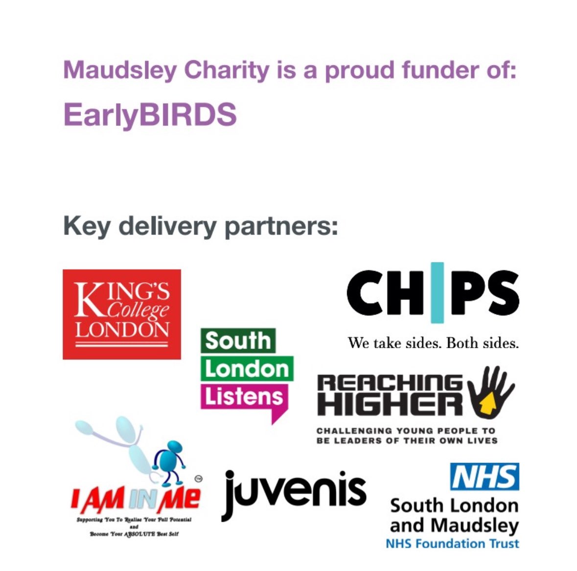 Juvenis's tweet photo. Collaboration is key, #EarlyBIRDS is all about developing and testing community-based, single-session wellbeing interventions designed to support 16–19 year olds navigating challenging circumstances. https://t.co/uEOJKRzqJF