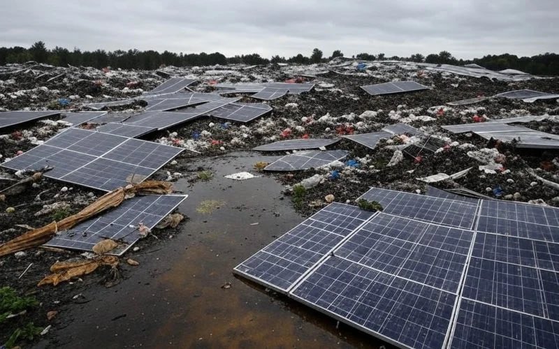 Solar panel waste timebomb: 

Solar panels have a life cycle of around 25-30 years. The International Renewable Energy Agency estimate that solar panel waste could total 78 million tonnes by the year 2050. That’s a staggering amount. Not exactly environmentally sustainable.