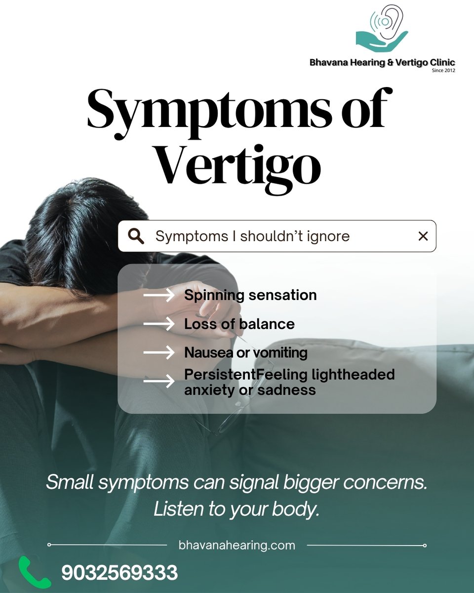 Vertigo isn’t just a feeling – it’s your body asking for attention. If you're experiencing dizziness, imbalance, or constant unease, don’t ignore it. Let’s help you find your balance again. 💚