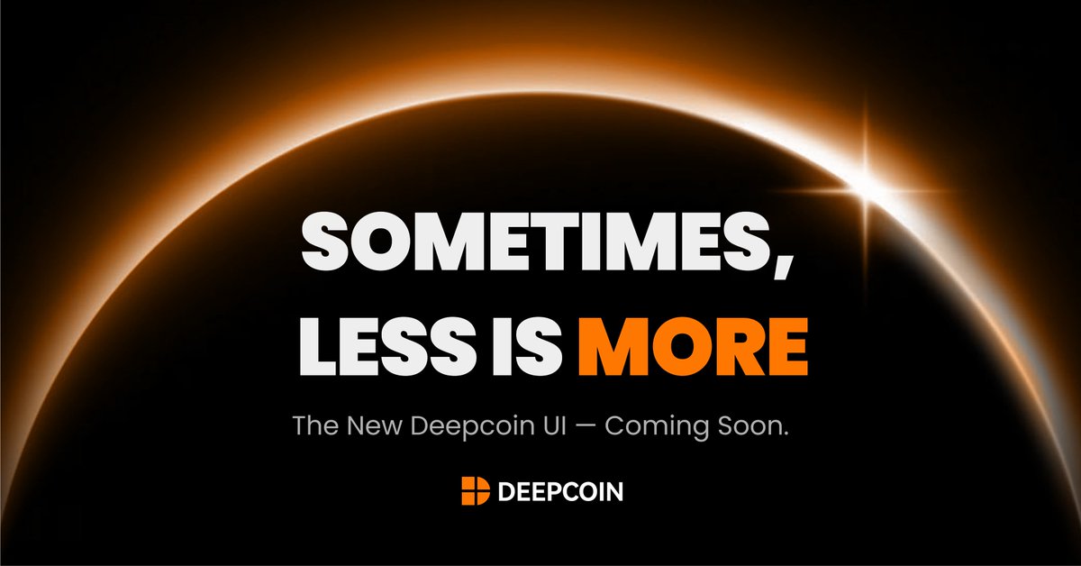 deepcoin_news's tweet image. ✨ In a world of visual noise, clarity becomes power.
🧭 The new Deepcoin UI redefines focus — cleaner lines, calmer flow, sharper decisions.

🎨 Visual Upgrade. Experience Refined.
🚀 Coming soon.

#Deepcoin #DesignUpgrade #UIUX