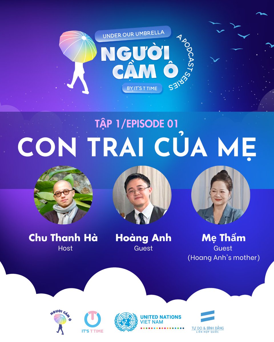 unfpa_vietnam's tweet photo. ☂️ Under Our Umbrella – Ep1: Mother’s Son 💜
Hoàng Anh, a trans man, and his mom walk through love, fear & healing — from shirtless soccer games to shining on stage in her pride.
🎧 Watch: https://t.co/5thQqhQ4Ng
#TẠINGÃRẼYÊUTHƯƠNG #ITSTTIME #UNVietnam #FreeandEqual2025 https://t.co/CuQpdhmZVk