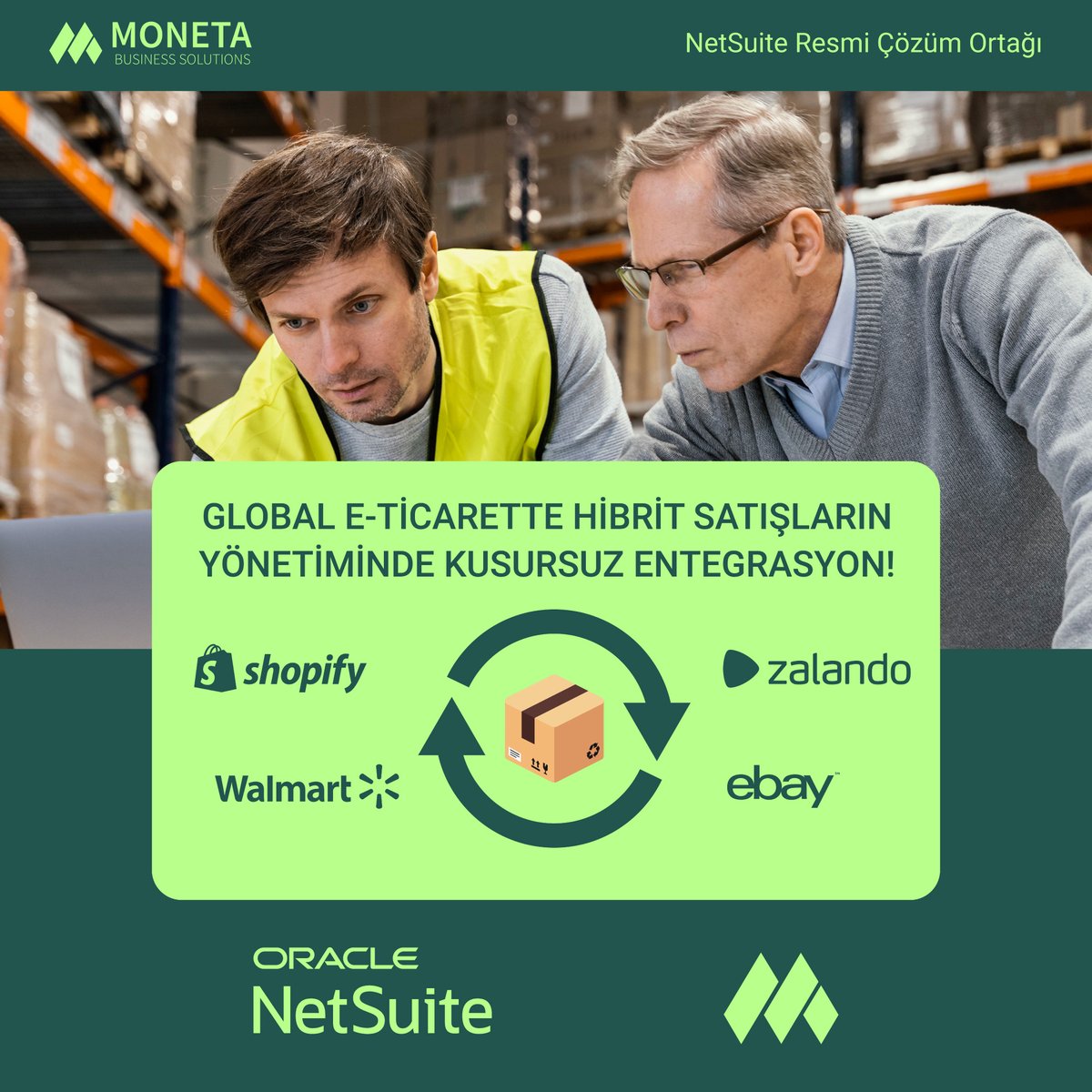 NetSuite – Moneta satış kanalı entegrasyonu, tek merkezden yönetilen, hatasız ve verimli e-ticaret 👉 Detayları keşfedin: monetabs.com/tr/hibritsatis/
#OracleNetSuite #NetSuiteTürkiye #Ecommerce #ERP #DigitalTransformation #Moneta #CloudERP #EcommerceIntegration #Omnichannel