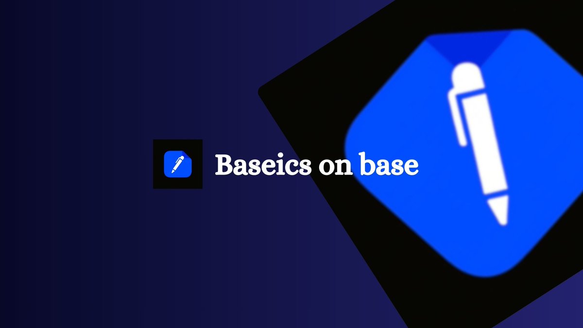 BASEicsonbase's tweet image. Full user control is very important on @base and we reveal the structure with comprehensive guides.

Baseics is just getting started and our next update will be going live soon!

Stay glued to our platform for more information.