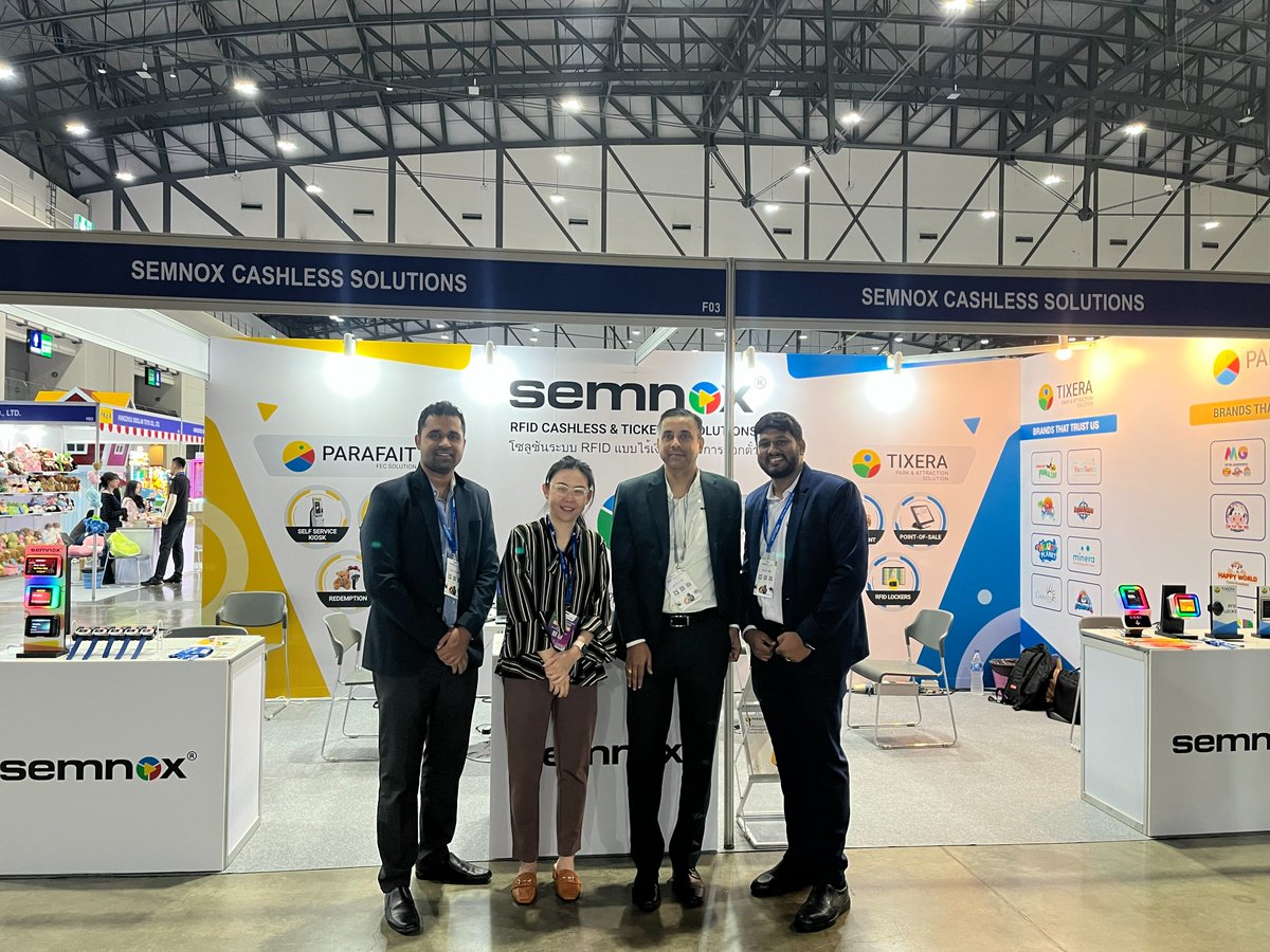 🎡 Day 1 at TAAPE 2025! Semnox is helping operators boost efficiency with cashless RFID, smart wristbands, speedy entry, and POS systems built for busy venues. Visit Booth #F03 to streamline your operations and elevate guest experiences! #TAAPE2025