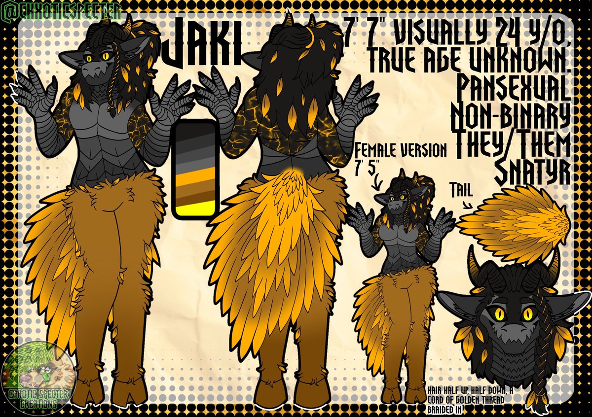 CastleBlast's tweet photo. I present to the Council, Jaki. Art by https://t.co/sNvFDVsxqQ and Snatyrs are @SpiritElin https://t.co/pi3wrwr517