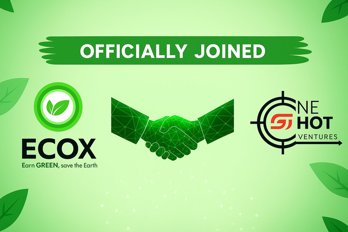 couple bali (@caemelsa) on Twitter photo 🌎 Big News for the Future of Sustainability! 🌱
We’re thrilled to announce that OneShot Ventures has officially joined the Seed Round of ECOX Network! 🚀
<a href="/ECX_Network/">ECOX Network</a> 🌎 Big News for the Future of Sustainability! 🌱
We’re thrilled to announce that OneShot Ventures has officially joined the Seed Round of ECOX Network! 🚀
<a href="/ECX_Network/">ECOX Network</a>
