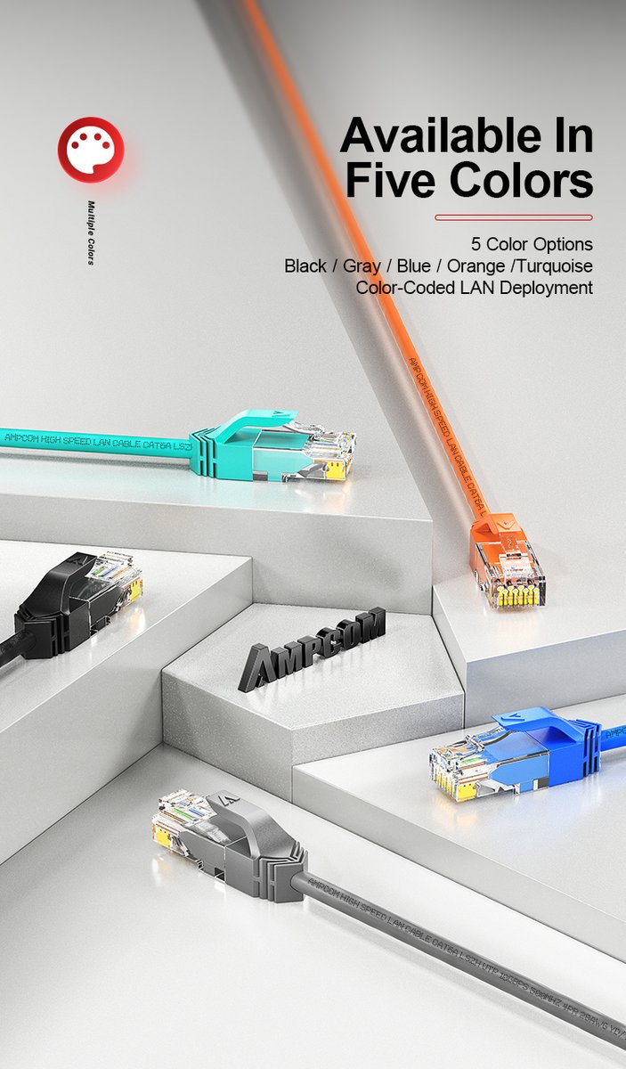 ampcom_official's tweet photo. 📡 Testing an ultra-slim Cat6A patch cable today.
Low-smoke, halogen-free jacket 🧱
50μ gold-plated plugs 🔌
FLUKE-8000 tested, TIA certified 🧪
Smooth feel, solid for short runs &amp; clean setups ⚙️
#ampcom #Cat6A #CableManagement #TechNotes #NetworkSetup https://t.co/jmvHMB0iAd