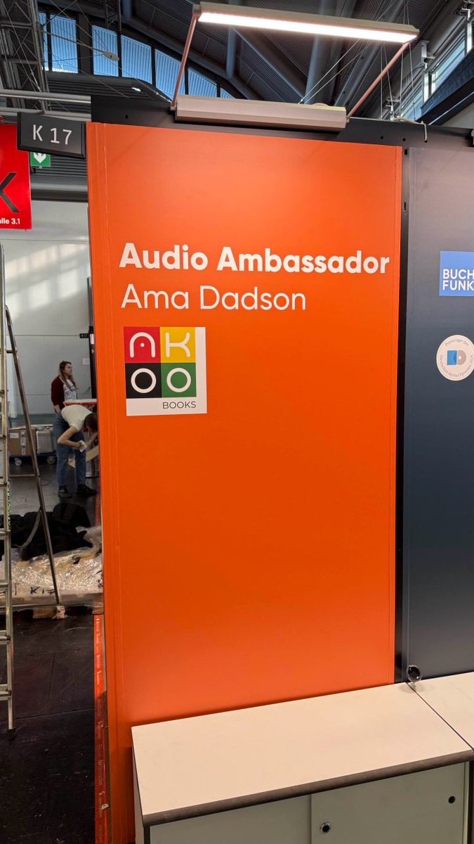 akoobooks's tweet photo. Imagination Peoples the Air! is the theme of this year’s #FrankfurtBookFair 🎶📚🎧
Honoured to be here for the inspiring Opening Ceremony and to see creative spaces coming alive — like the @audible_com Book Piano in Hall 3.1!
Come explore the sounds & stories filling the air at #FBM25.

#ImaginationPeoplesTheAir #Audiobooks #Publishing