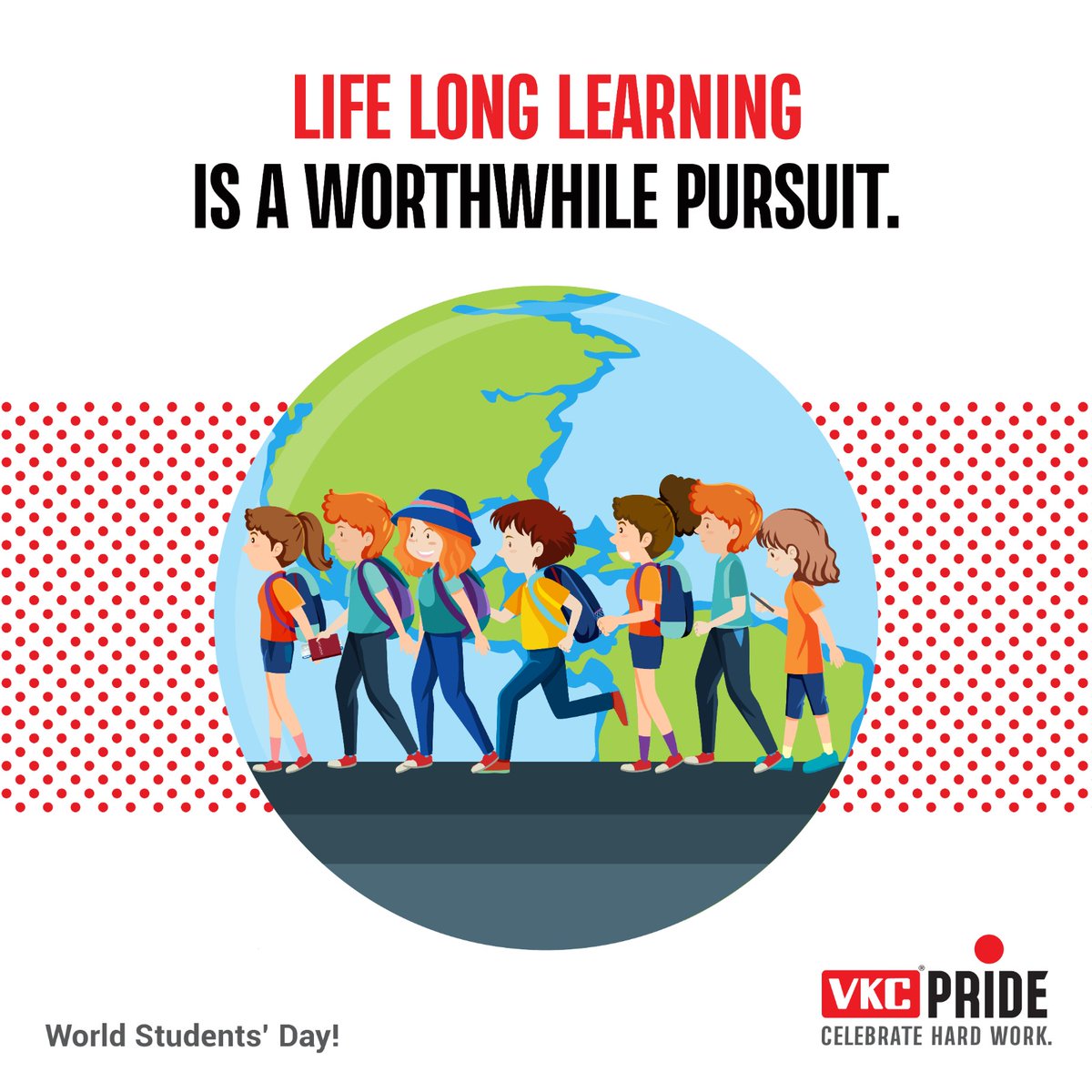 Every question you ask, every page you read, every goal you chase counts. 📷 Happy World Students’ Day! 📷 #WorldStudentsDay #LearningNeverStops #EducationForAll #BeInspired #indiasvkc