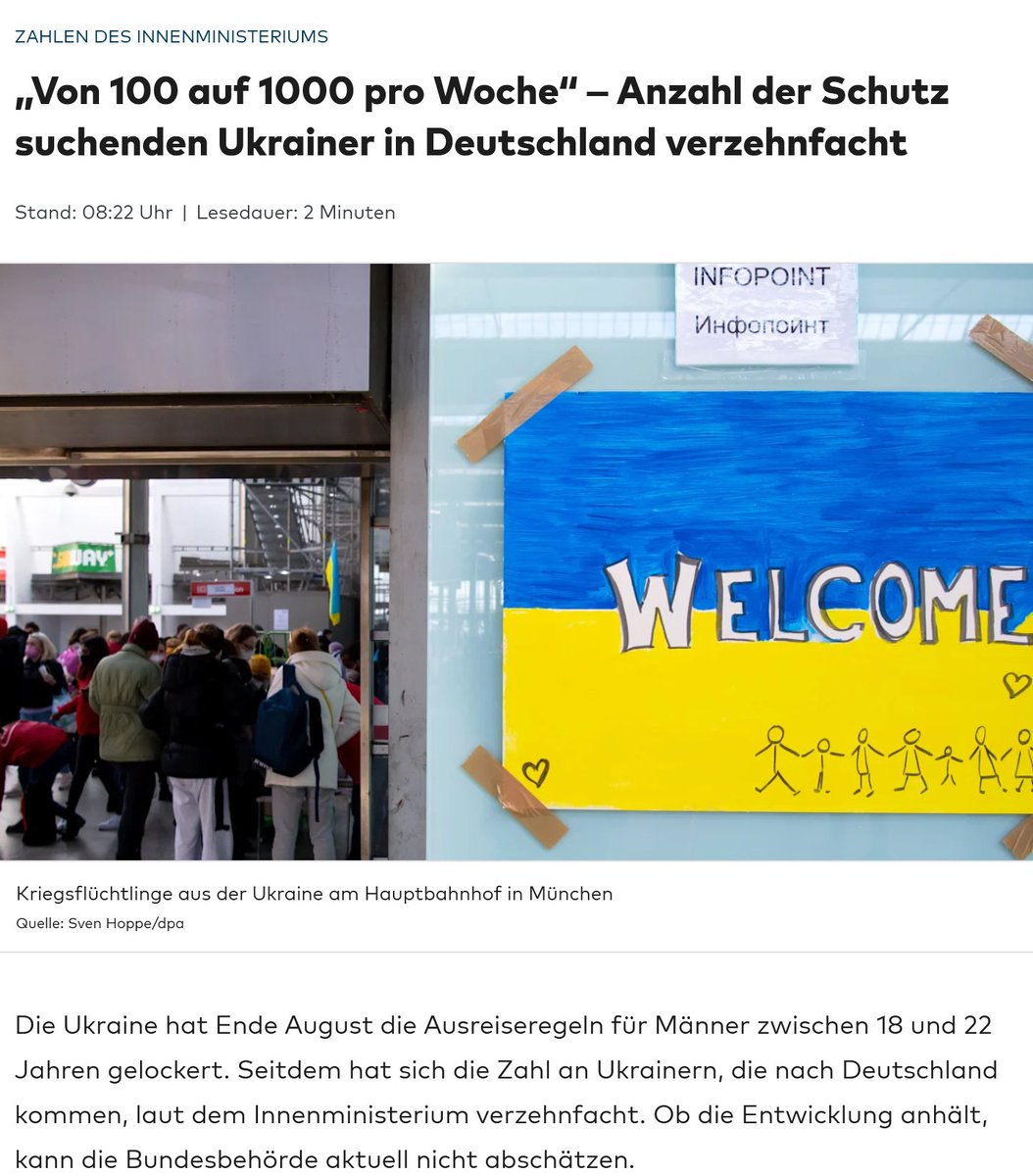 SeriousVerySam's tweet image. "... erhalten Schutzsuchende aus der Ukraine eine Aufenthaltserlaubnis ... die einen sofortigen Zugang ... zu Sozialleistungen erlaubt."
Finde den Fehler.