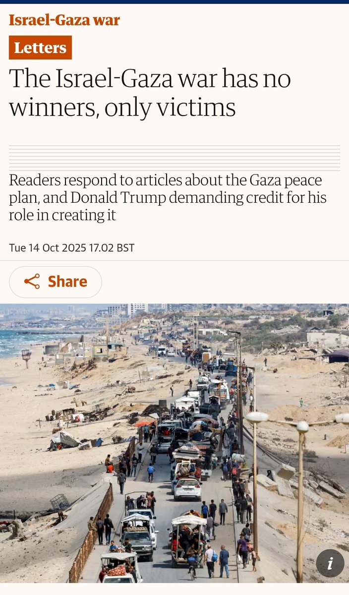 According to me the Real winner of this war is Israel because those Islamic Nations never considered Israel as A State, Now these Islamic Nations are believing in Two State Solution also Palestine itself 😂

#Israel #Gaza #PeacePlan