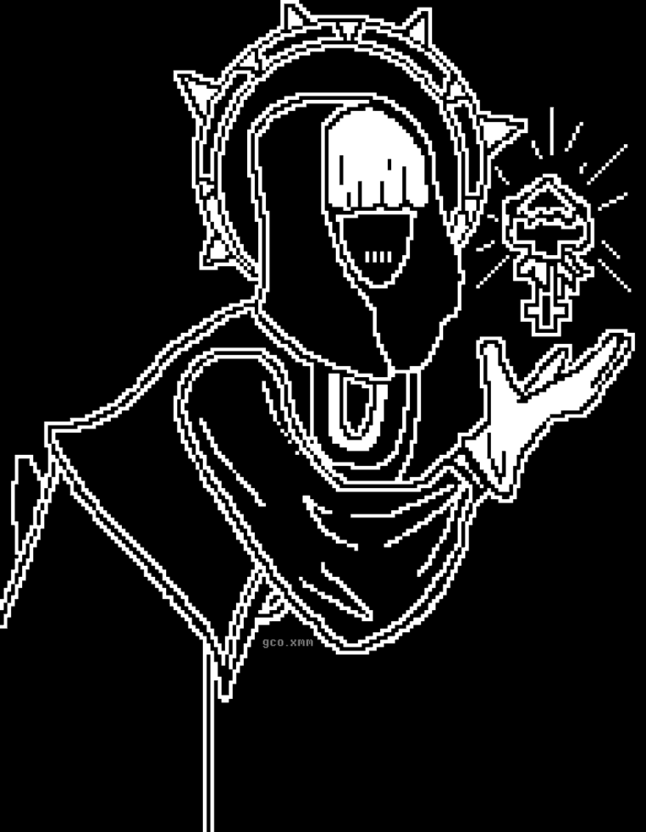 gcoxmm's tweet photo. Another belated artfight piece of the oracle who belongs to not_elipk (on tumblr)

[ #pixelart #1bit #digitalart ] https://t.co/xojE3AIiFS