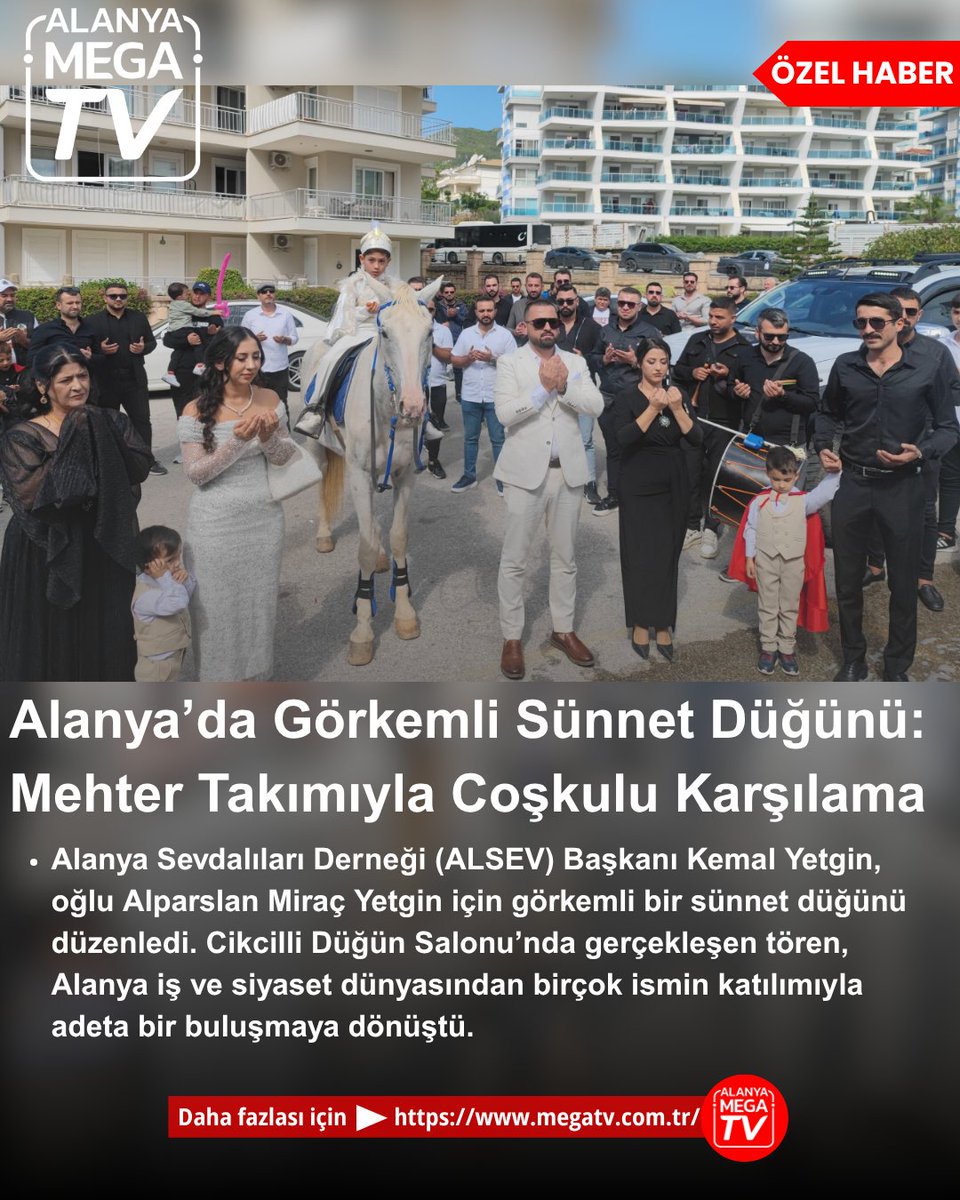 megatvcomtr's tweet photo. Alanya’da Görkemli Sünnet Düğünü: Mehter Takımıyla Coşkulu Karşılama

Haberin devamı için web sitemizi ziyaret edebilirsiniz. https://t.co/4pIsKEdF7d

#sünnetdüğünü #mehtertakımı #KemalYetgin #AlparslanMiraçYetgin #Alsev #Cikcilli #AlanyaHaber #düğüncoşkusu #yerelsiyaset #işdünyası #AlanyaEtkinlik