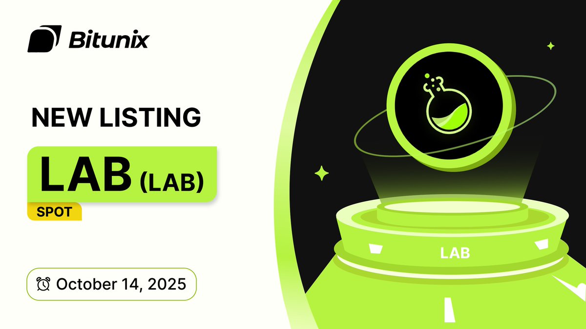 Defimark7's tweet image. New Listing Alert On Bitunix
$LAB by @LABtrade_ is now live for Spot Trading on @BitunixOfficial
Step into the future of decentralized trading fast, secure, and built for serious traders.
Start trading now : bitunix.com/spot-trade/LAB
#Bitunix #CryptoTrading