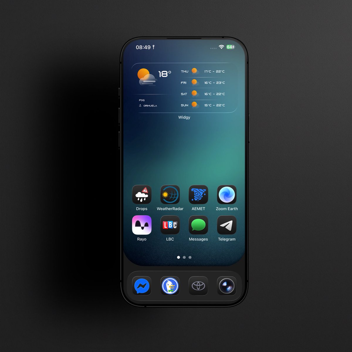 Markfern811's tweet image. IOS Setup 
Wall, #Widgy &amp;amp; #mlite template @TeboulDavid1 
#iphone16plus 
Stock icons