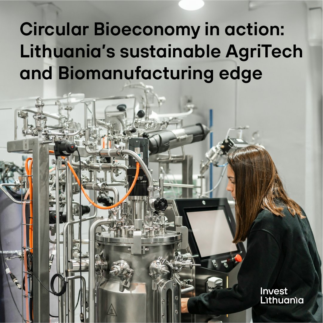🌿 How do you turn waste into value? 

In Lithuania, a growing circular #bioeconomy – worth €4.2B or 8.4% of GDP – is connecting #biotech, #agritech and sustainability to scale biological alternatives into real-world solutions. ⬇️

investlithuania.com/blog/circular-…