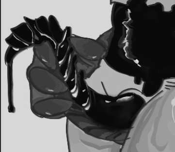 Yes, she is usually very bold and forward with the other toons but ..

.. truth be told, she's very weak to praise.