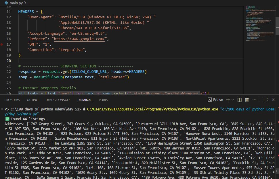 chiragdhawan07's tweet image. Day 52 of #100DaysOfCode  
Project: Apartment Price Analyzer 🏡

Today’s wins:
• Scraped rental listings using BeautifulSoup
• Auto-filled Google Forms via Selenium
• Fully automated data workflow

Code in Day52_ApartmentPriceAnalyzer📂  
github.com/chiragdhawan07…

#Automation