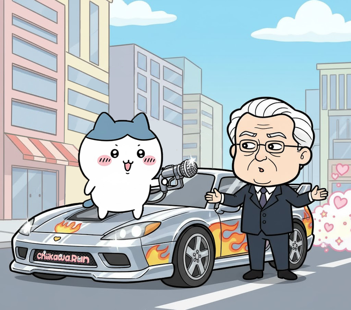Chiikawa_Run's tweet photo. Topping up the tank! 🛢️💨
Sounds like more fuel is on the way. 
Time to get ready for the run! 🏃‍♀️
#ChiikawaRun #Crypto #Fed https://t.co/NN6U3AHkAV