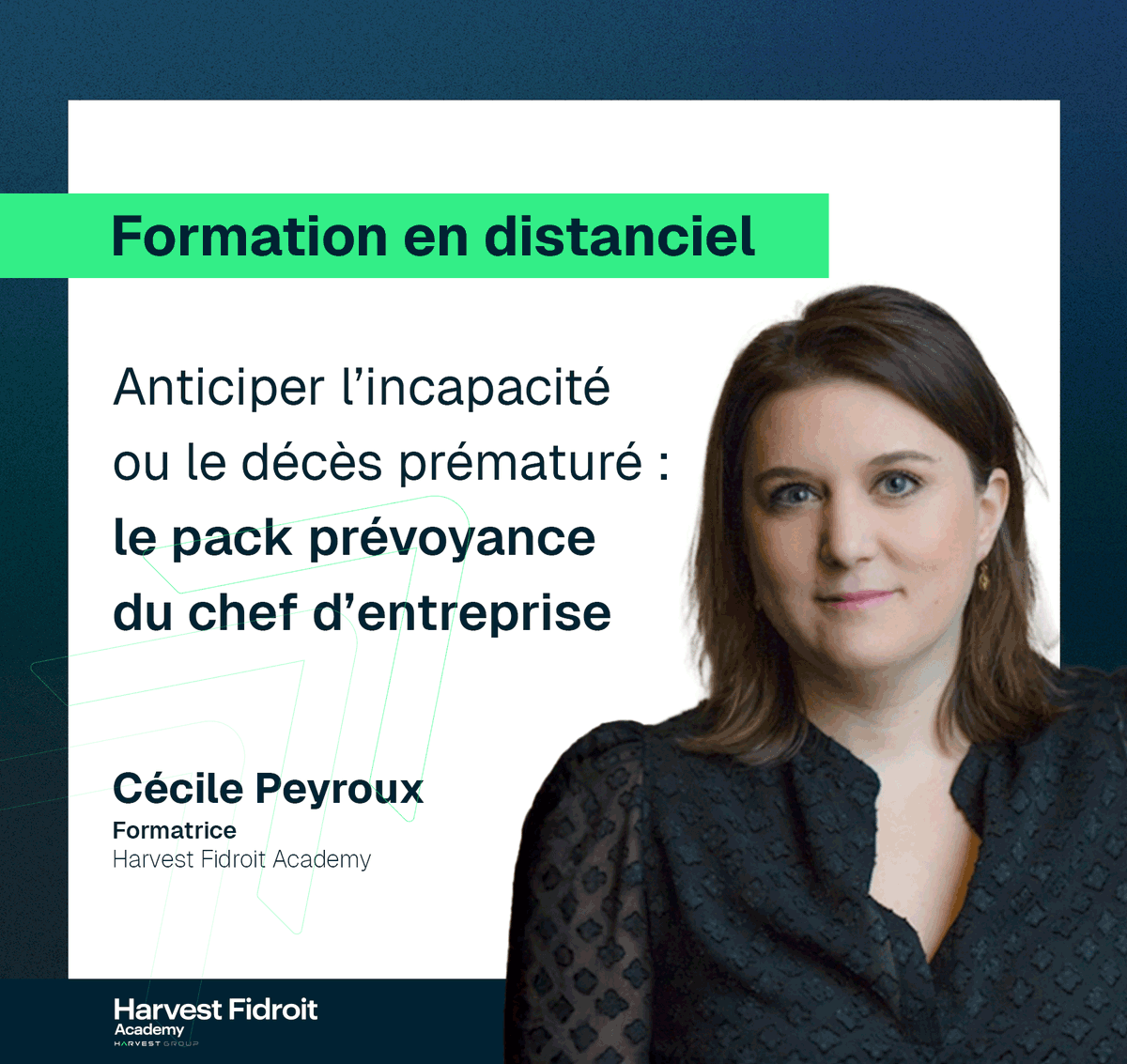 💻 [#Formation] Découvrez nos prochaines formations de novembre ! 
 
➡️ Démembrement de droits sociaux : de la donation à la cession 
🔗harvestfidroitacademy.fr/produit/dememb…
 
➡️ Anticiper l’incapacité ou le décès prématuré : le pack prévoyance du chef d’entreprise 
🔗harvestfidroitacademy.fr/produit/antici…