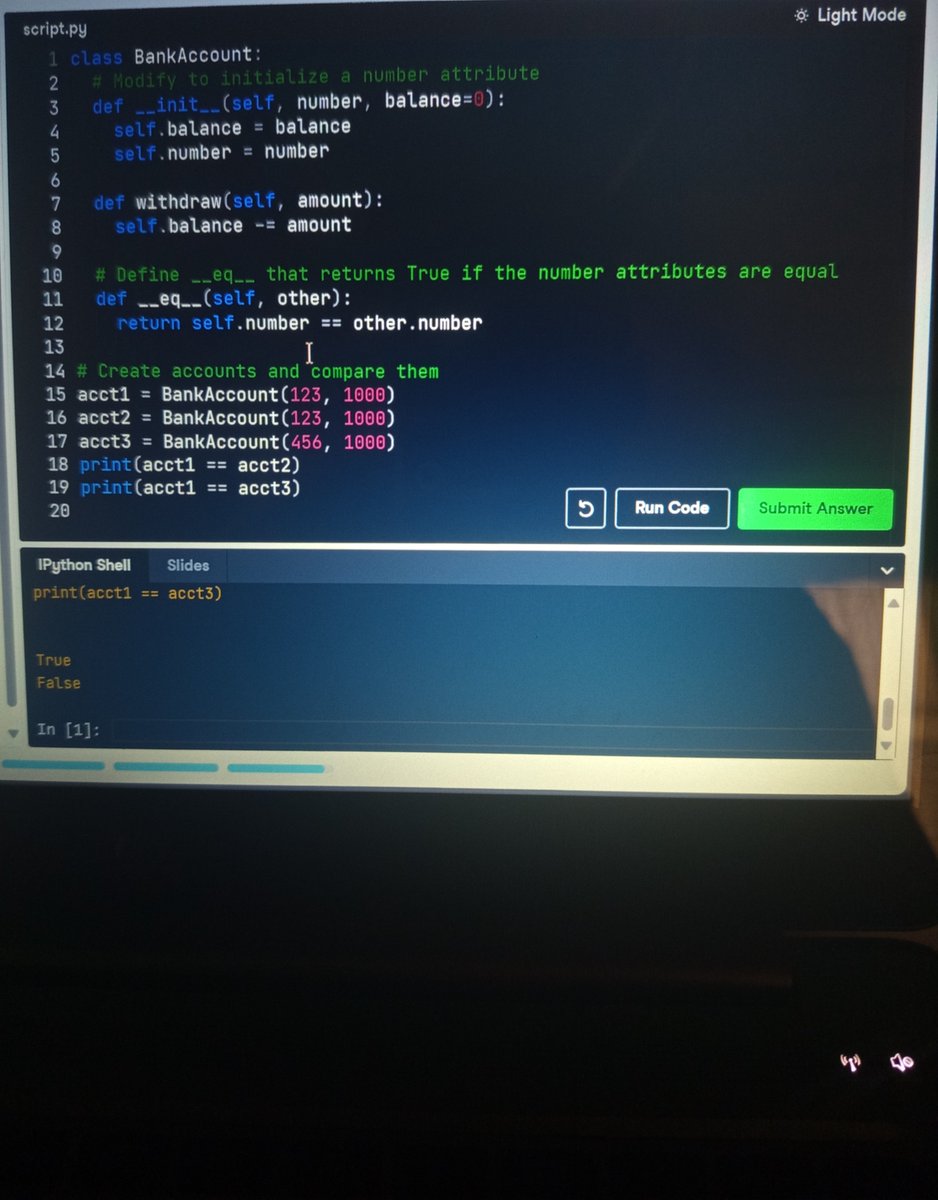 imanAdeko's tweet image. Day 28 of my #BuildingInPublic journey into Data Engineering
Learned how to make Python classes feel native
Compare objects with operator overloading
Define string representations
It’s all about writing cleaner, smarter, readablecode.
#Python #DataEngineering #OOP