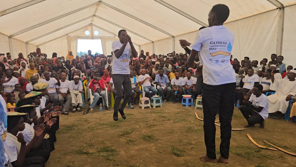 🧼 Clean hands, healthy lives!

IOM &amp; partners celebrated #GlobalHandwashingDay2025 with 430+ refugees and their host community in Aftit Settlement, Amhara Region 🇪🇹.

With handwashing demos, games &amp; cultural dances, hygiene took centre stage in a fun, powerful way!