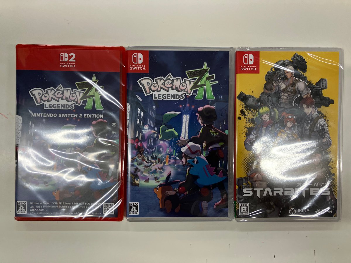 新作ゲームソフト発売情報】 本日発売！ Switch2/Switch #ポケモン