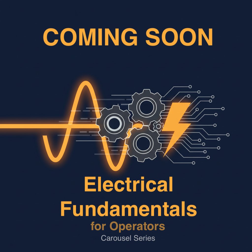 ashiqaliaslam's tweet image. Do electrical concepts feel like jargons?
I’ve built a new carousel series Electrical Fundamentals for Operators made for everyone in the plant, from new hires to veterans.
Simple. Visual. Practical.
Follow for the first drop soon!
#Engineering #ProcessIndustry #PlantOperation