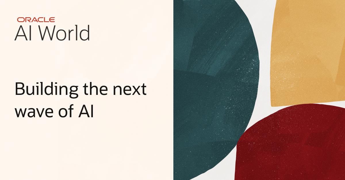 Learn why AI innovators like Baseten, Luma AI, Mithril, Modular, Rime, and Tensor are selecting Oracle’s AI infrastructure to build the next wave of AI breakthroughs: social.ora.cl/6018ALb8I #AIWorld