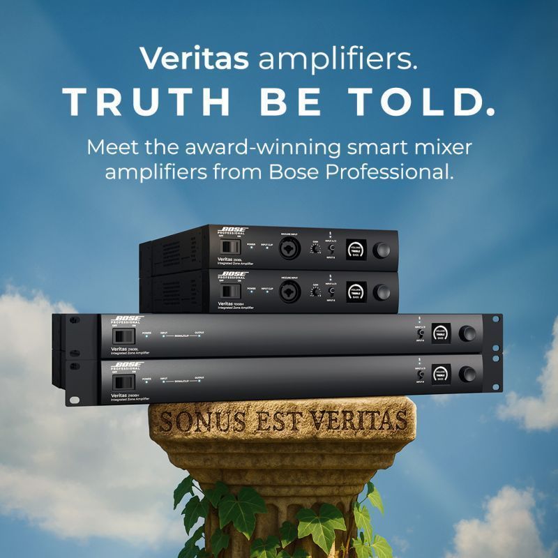 The Veritas series from Bose Professional lives up to its name. The design features a sound that audiophiles will love.

lnkd.in/gnmBSfqU

Available from Alpha Technologies in #SouthAfrica 

#AlphaSA
#BosePro
#Veritas