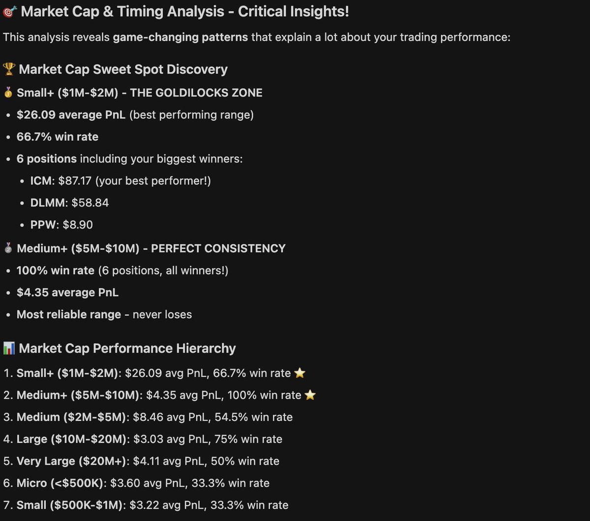 Recursive_Llama's tweet image. After a week and half of testing some interesting insights begin to emerge from Lotus Trencher⚘⟁⌖
Insights = learning = improvement = $ = ⟦⚘❈_coin⟧
The key is not to overfit to early results, but just to ensure we are growing a conducive ↻learning environment