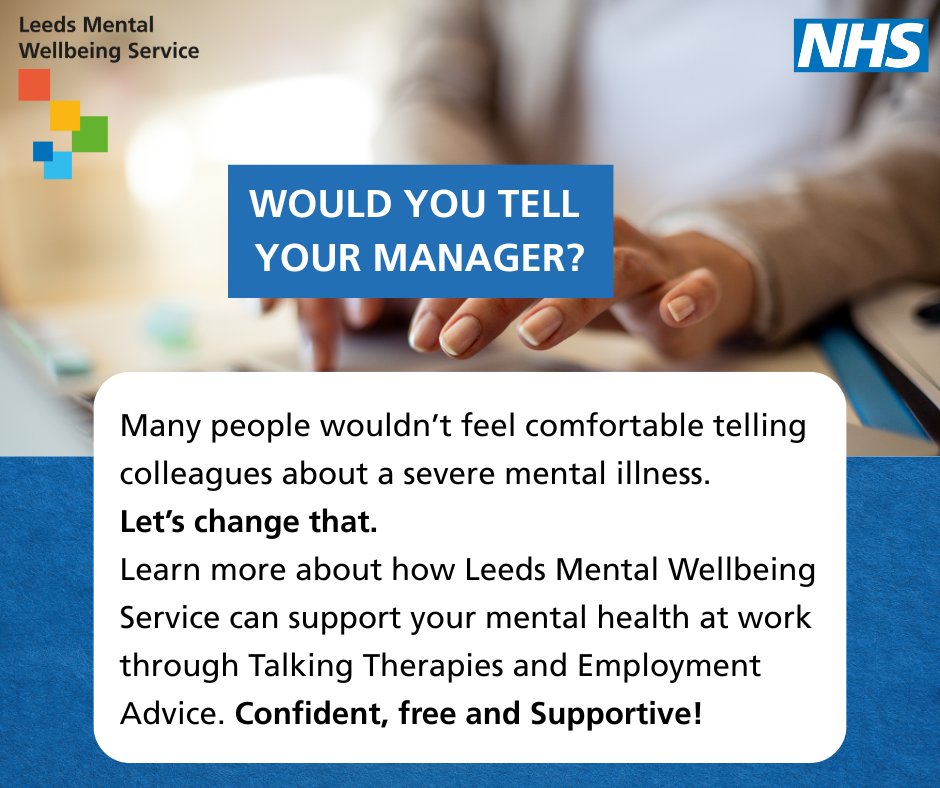 Leeds Mental Wellbeing Service (LMWS) tweet media