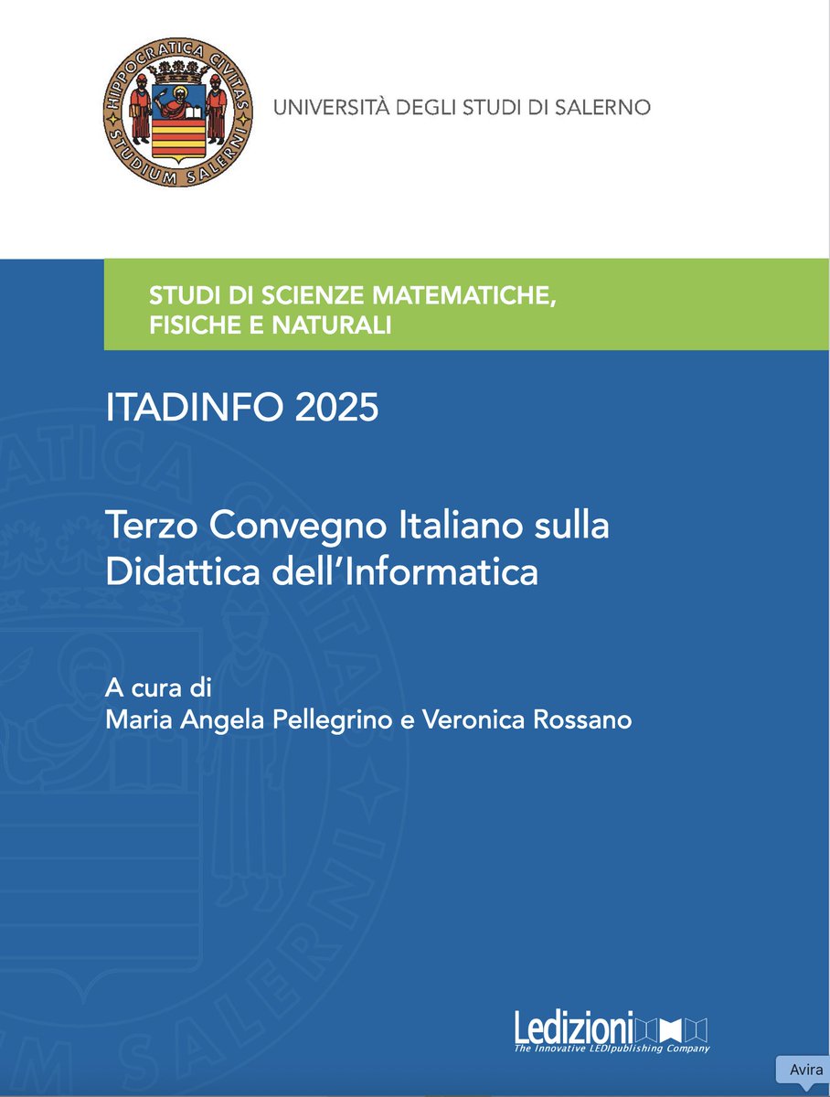 itadinfo's tweet photo. Disponibili gli atti del convegno di #itadinfo2025. Info qui per il download libero e per la versione cartacea  https://t.co/SKCOcZu3E2 https://t.co/J9BGjAj17d