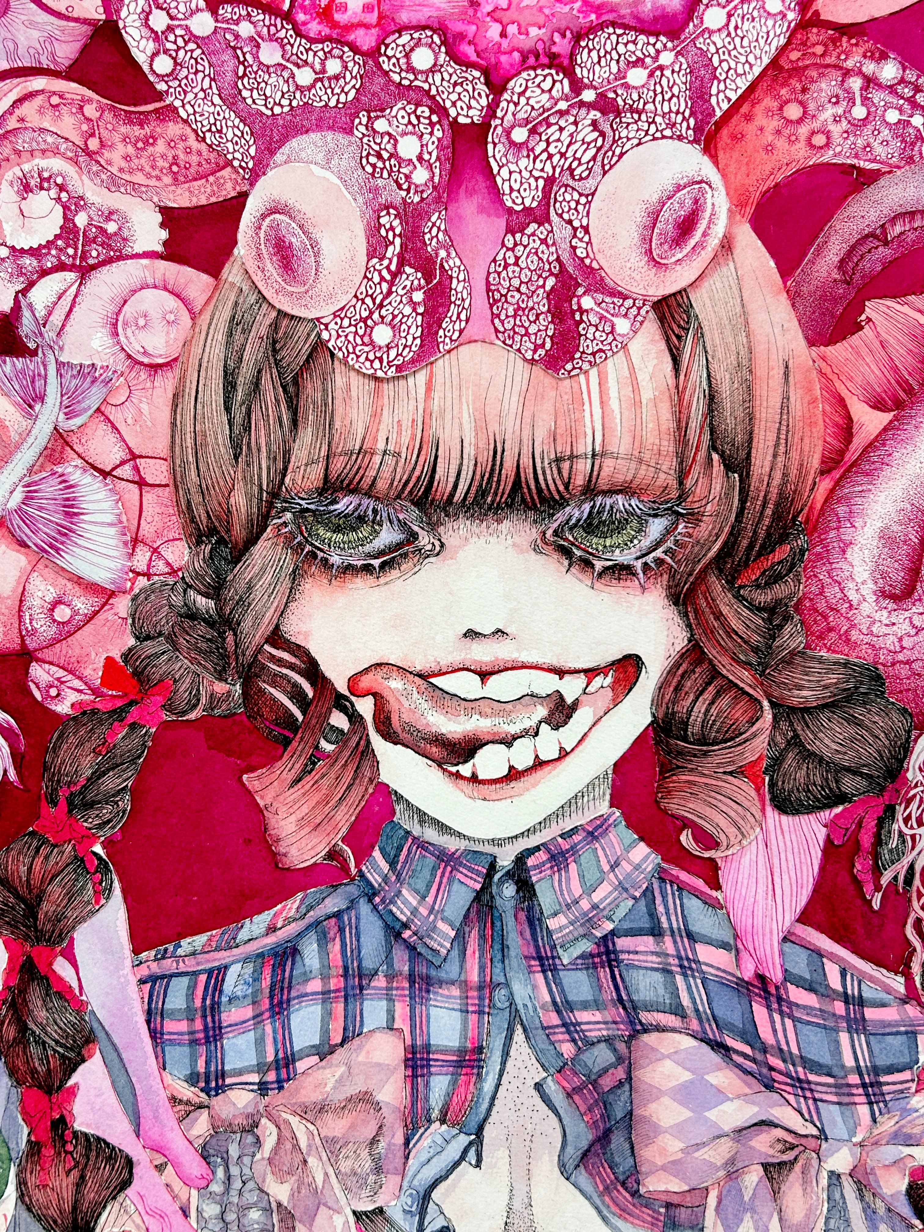 月兎-Tsukito-︎︎さま専用（原画）秋色の並木道【SM／水彩／#2644】 あなたの一輪 | COPIC AWARD 2023 OFFICIAL WEB SITE