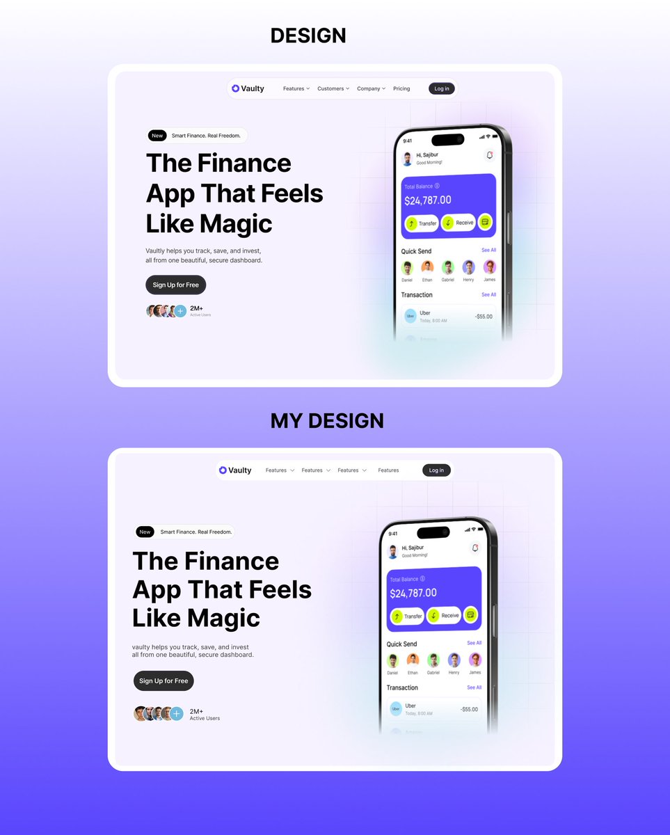 jeremhigherA's tweet photo. Your website’s hero section is your first impression.
If it doesn’t grab attention, communicate value, and inspire action,users scroll away.
Make it count. ⚡
#UIUX #WebDesign #BrandStrategy #designthinking https://t.co/gqWqsPEjpV