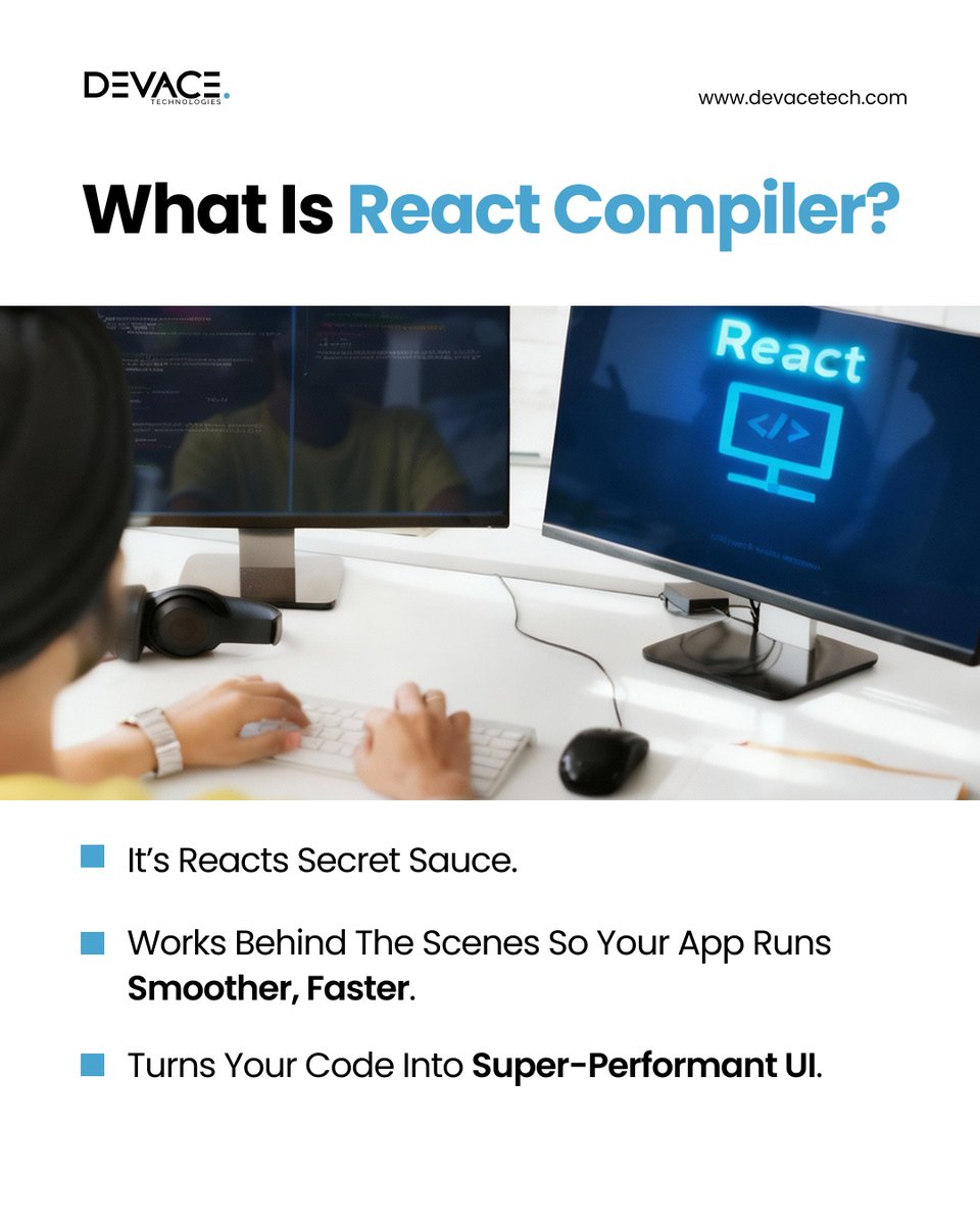 devacetech's tweet image. 𝗥𝗲𝗮𝗰𝘁 𝗖𝗼𝗺𝗽𝗶𝗹𝗲𝗿: 𝗧𝗵𝗲 𝗦𝗲𝗰𝗿𝗲𝘁 𝗣𝗲𝗿𝗳𝗼𝗿𝗺𝗮𝗻𝗰𝗲 𝗕𝗼𝗼𝘀𝘁 𝗬𝗼𝘂 𝗗𝗶𝗱𝗻’𝘁 𝗞𝗻𝗼𝘄 𝗬𝗼𝘂 𝗡𝗲𝗲𝗱𝗲𝗱
#React #ReactCompiler #Devace #FrontendPerformance #WebDev #JavaScript #ReactJS #PerformanceOptimization #CodingTips #CodeSmarter