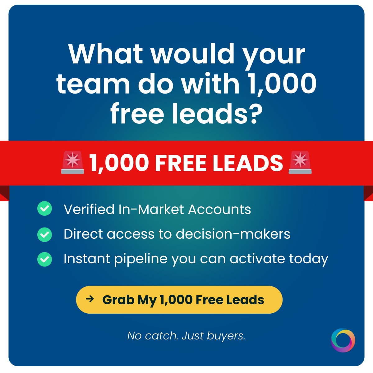 What could your GTM team do with 1,000 free intent-qualified leads? 👀

No catch. Just buyers showing intent.

🎯 Start your free trial + claim 1,000 IQLs → d36.co/1bXjv

#IntentData #SalesEnablement #GTM #PipelineGrowth