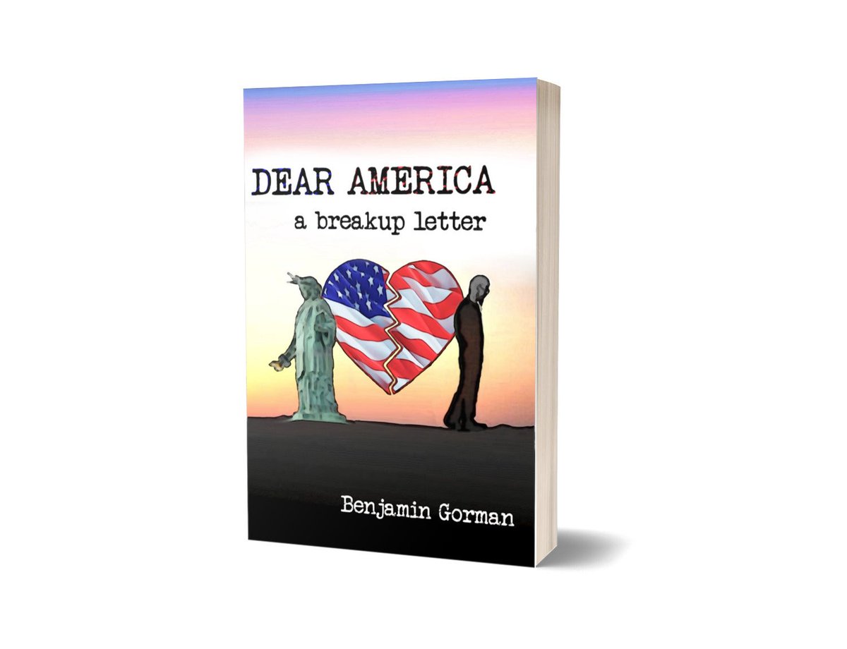 DEAR AMERICA: A BREAKUP LETTER
Breakups are hard. But sometimes they are the best option.
In this bestselling letter to his newly ex-country, <a href="/teachergorman/">Benjamin Gorman</a> explains why he’s leaving America, and the reason is not your first guess. 
Get yours today! 
bit.ly/DAABL