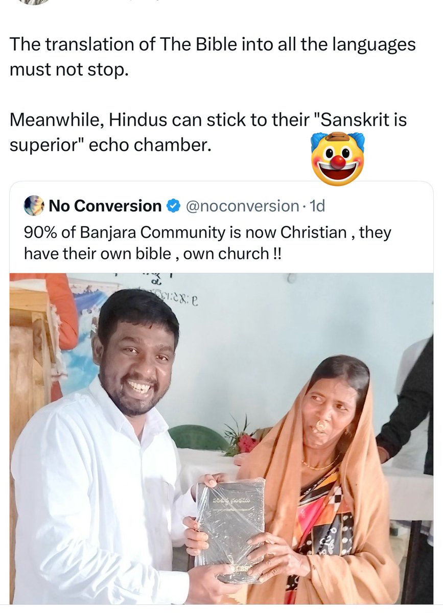 Thread: The Lie That Hindu Scriptures Are “Only in Sanskrit”. Let’s Talk Facts 🧵 

Bookmark and share to  counter the liars 🤡