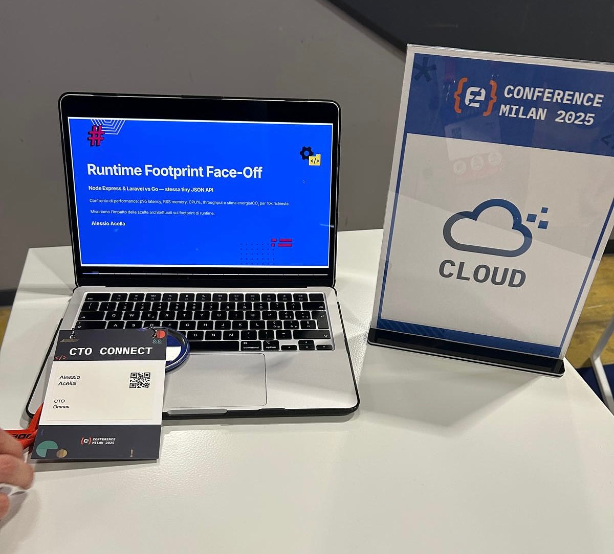 AlessioAcella's tweet image. Surrounded by brilliant minds and honest builders.
Every talk, every exchange — a reminder of why we build, and what’s still ahead.
Codemotion 2025 feels alive. ⚡
#Codemotion #Omnes #TechExperts #Innovation #Codemotion2025 #CodemotionMilan