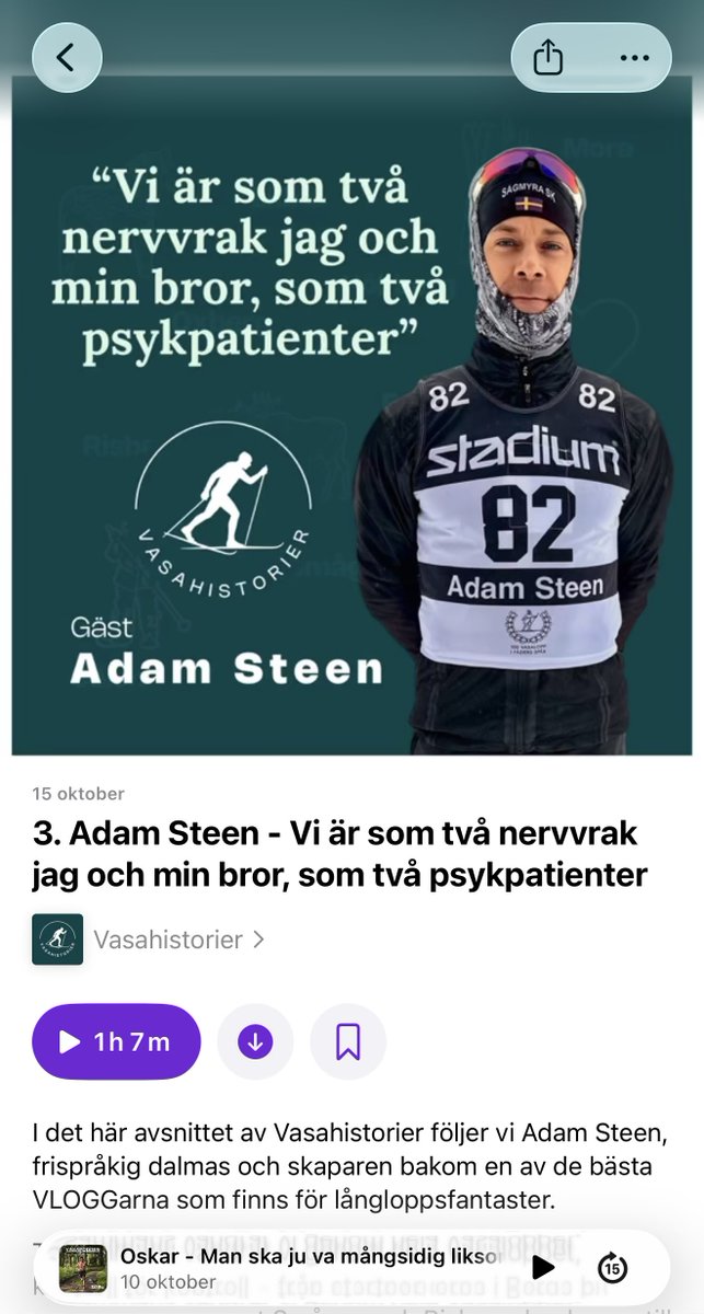 AddeSteek's tweet image. Missa inte att lyssna på mig i podden Vasahistorier: 

podcasts.apple.com/se/podcast/vas…