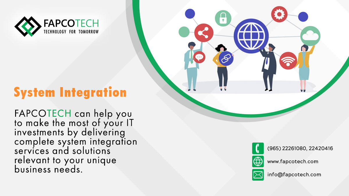 fapcotech's tweet image. 𝐒𝐲𝐬𝐭𝐞𝐦 𝐈𝐧𝐭𝐞𝐠𝐫𝐚𝐭𝐢𝐨𝐧
tinyurl.com/yhq77n8s
#system #systemintegration #applicationdevelopment #intranet #documentmanagement #ebusiness #webservices #Kuwait #solutionprovider #informationtechnology #TechnologyConsulting #systemintegration #mobileappdevelopment