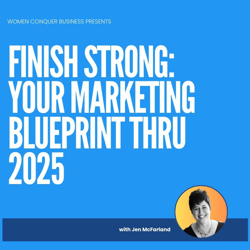 Why does ending the year on purpose matter? What does that look like for values-driven, service-based business owners?

Q4 is calling. Are you ready? Register today for the free webinar! 👉 lttr.ai/Ajr3o

#BusinessBlueprint #AchieveMarketingGoals #marketing