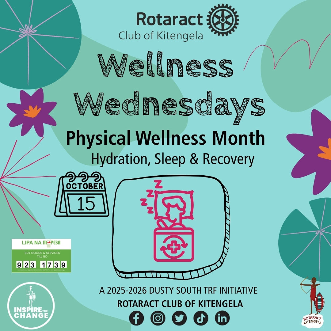 WELLNESS WEDNESDAYS🍃
Hydration💧, Sleep🛌 &amp; Recovery✨: Your Body’s Power Trio 💪

This week, we’re diving into how these three essentials work together to boost your mood, focus, and overall health. When you rest right, you live bright. ☀️