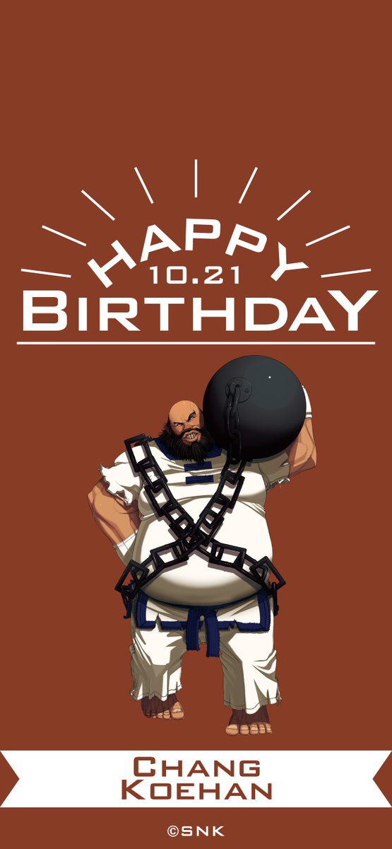 KOFstudio_en's tweet image. 【Birthday Pick UP】
Let's celebrate the birthdays for some of SNK's characters!
Today is October 21st, CHANG KOEHAN's birthday!💐
Happy Birthday, CHANG KOEHAN!